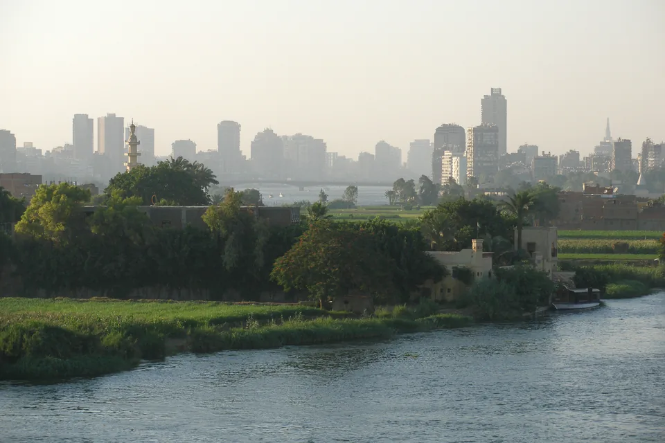 The Nile and Cairo skyline